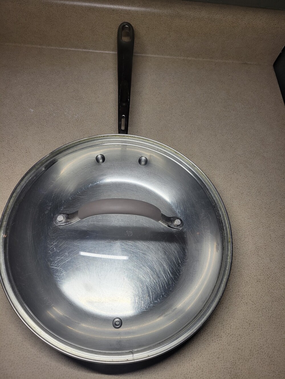 Emeril Lagasse 10-inch Stainless Steel Skillet W/Glass And Stainless Steel Lid